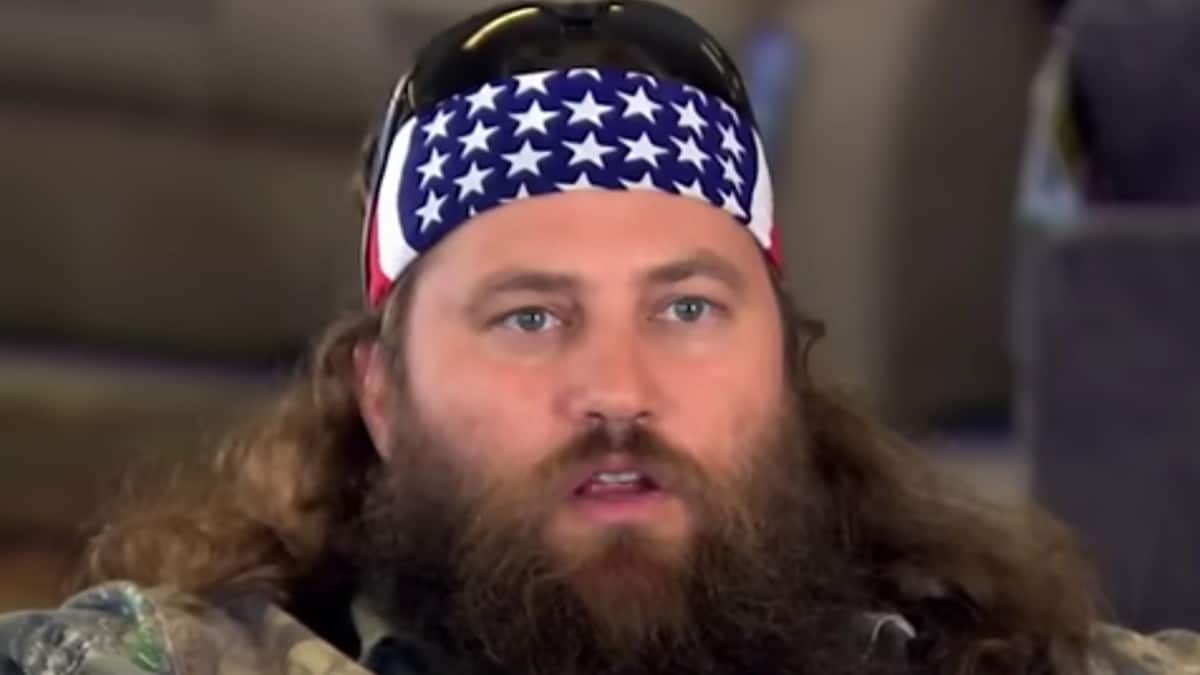 Willie Roberston in a Duck Dynasty confessional