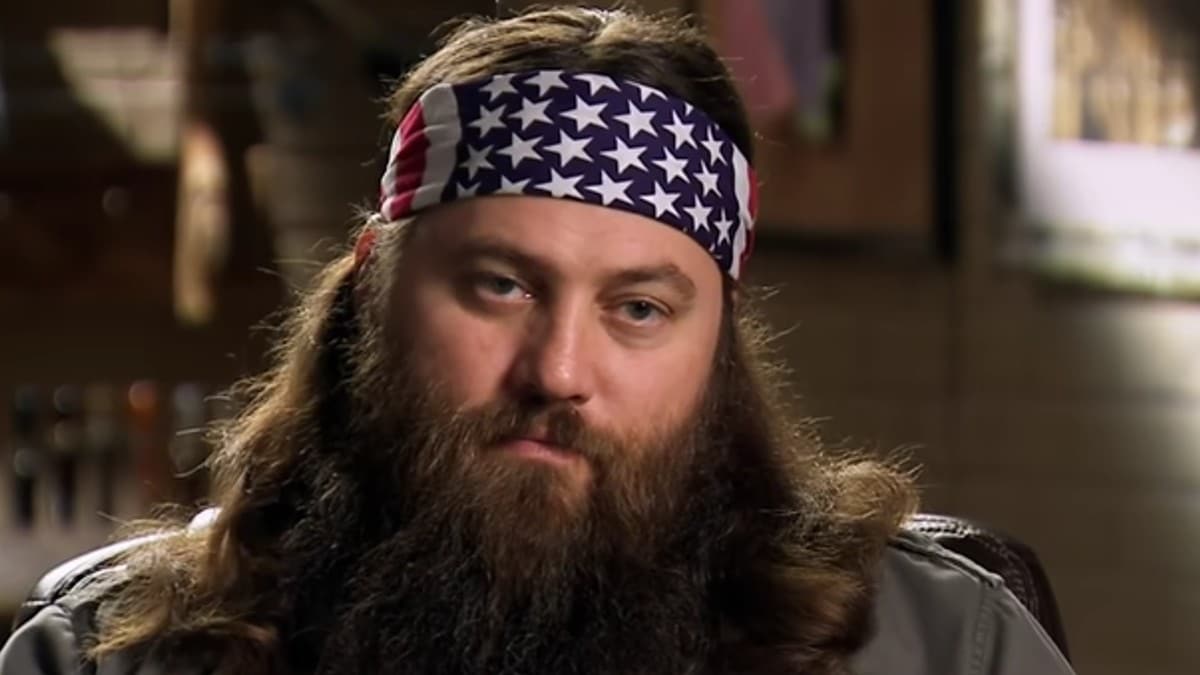 Willie Robertson in a Duck Dynasty confessional.