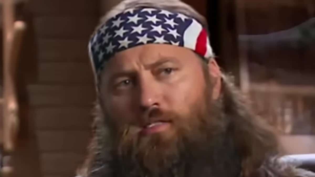 Willie Robertson in a Duck Dynasty confessional