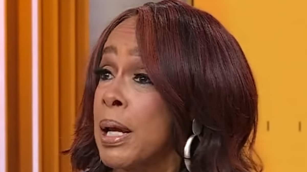 gayle king face shot from cbs mornings