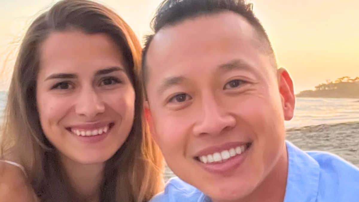 MAFS alum Johnny Lam and wife Kayla Fischer Instagram seflie