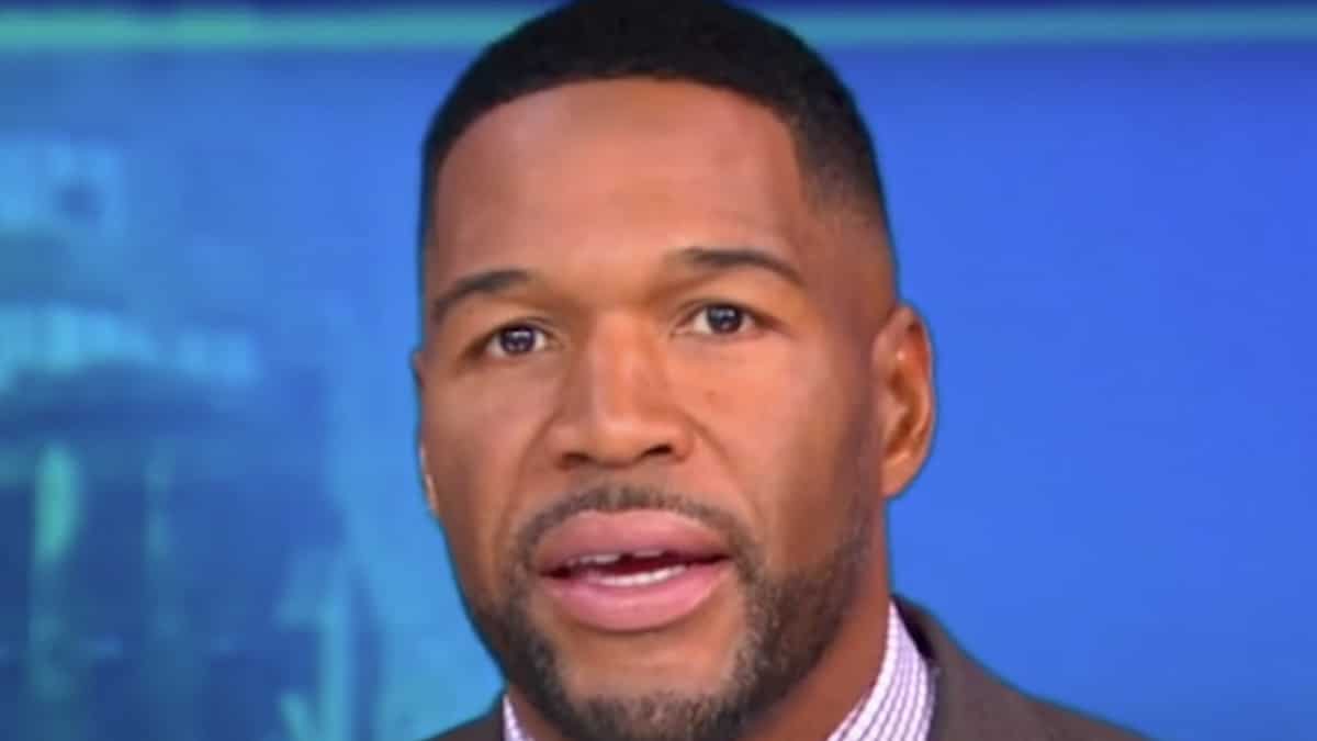 michael strahan face shot from good morning america episode