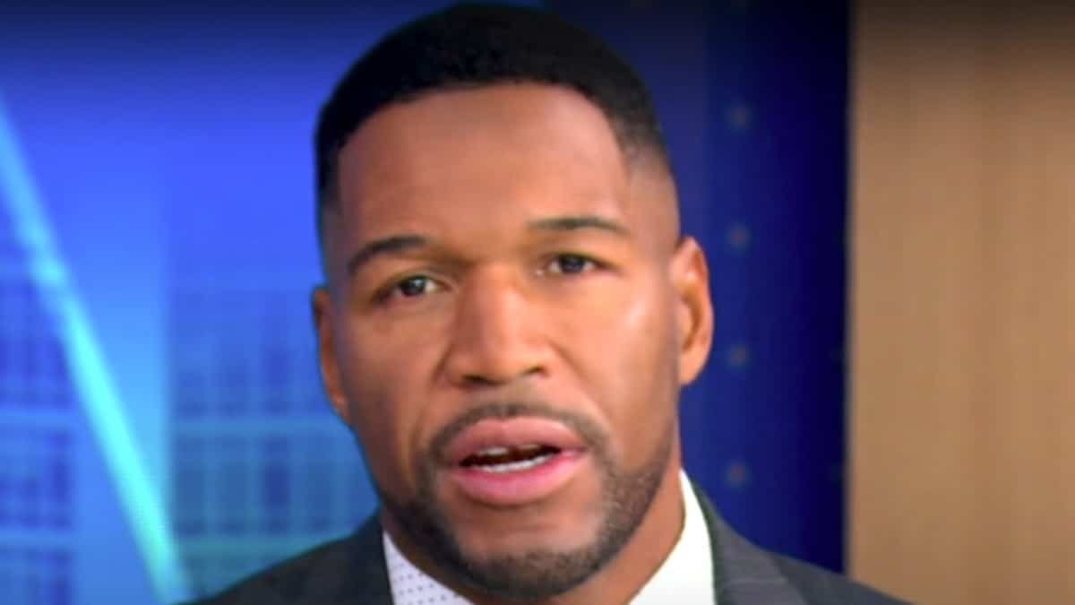 michael strahan face shot from good morning america on abc