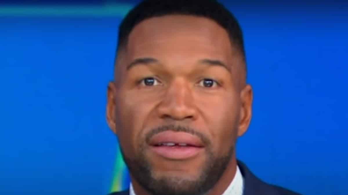 michael strahan face shot from good morning america on abc