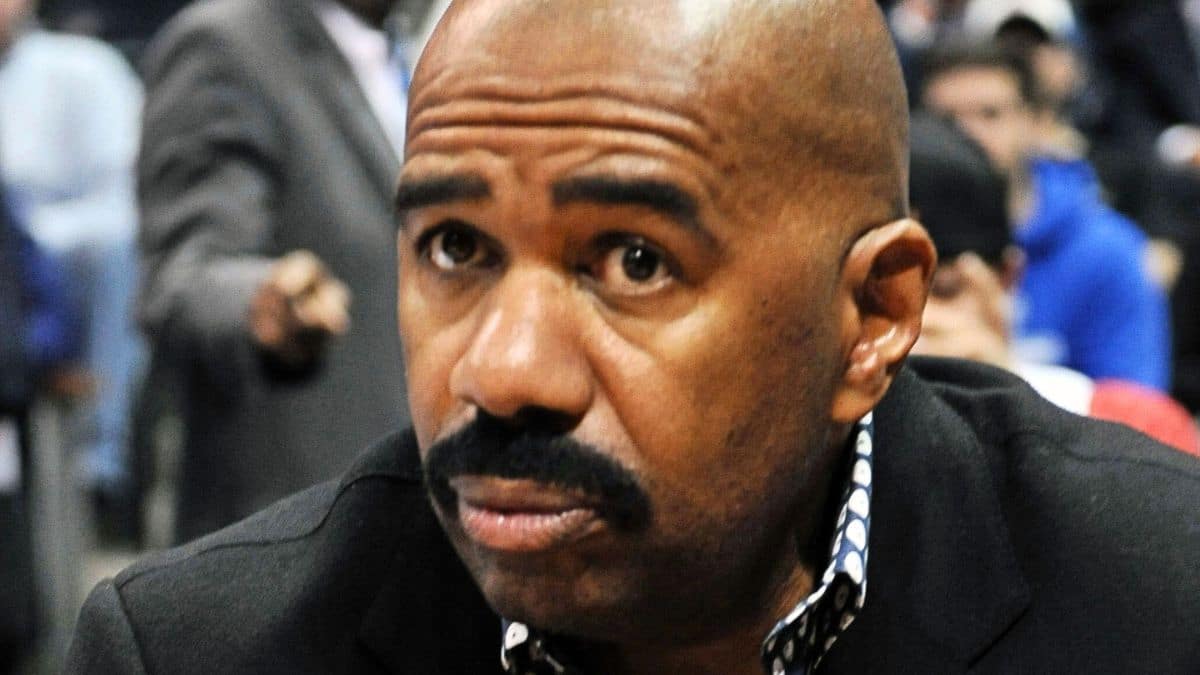 steve harvey photographed at Philips Arena