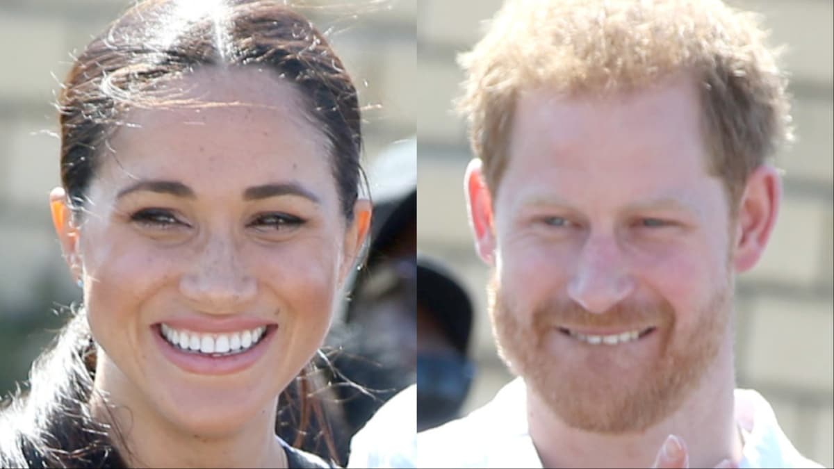 Meghan Markle and Prince Harry at a random event