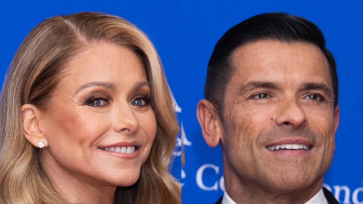 Kelly Ripa and Mark Consuelos at a White House event