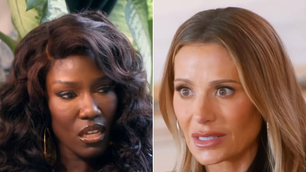 RHOBH screenshot of Bozoma Saint John and Dorit Kemsley