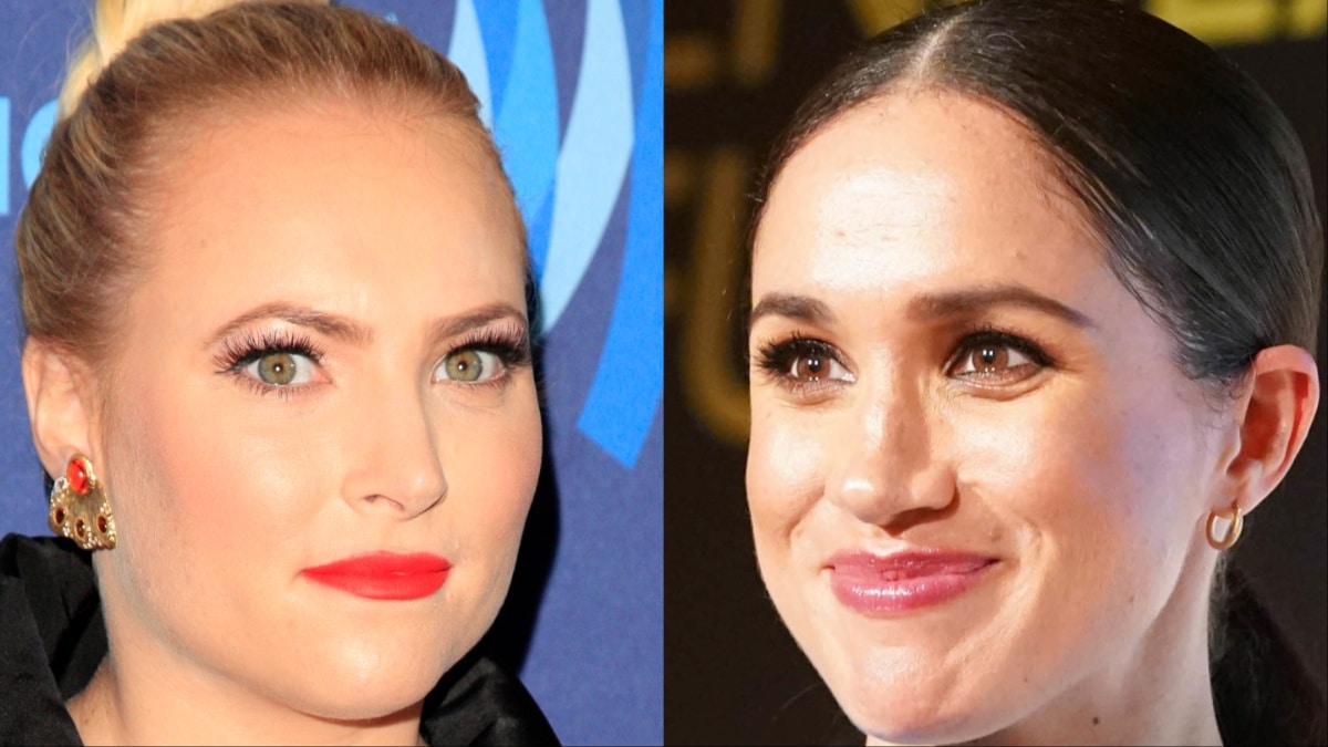 Meghan McCain and Meghan Markle at different events