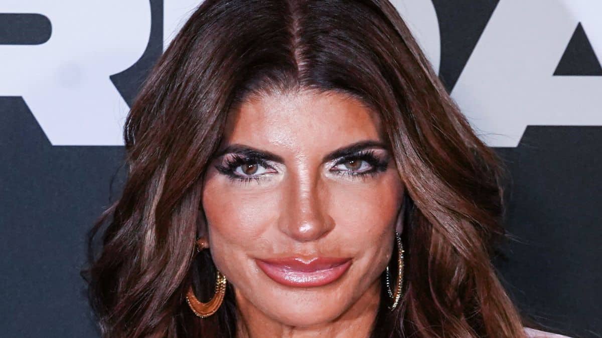 Teresa Giudice at the Boohoo X Kourtney Kardashian Barker Fashion Show in 2022